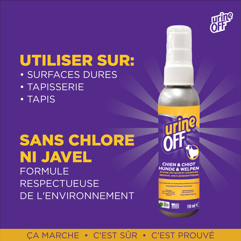 Urine Off - Destructeur Biotec Urine Off Chien - 118ml Image numéro 6 Urine Off - Destructeur Biotec Urine Off Chien - 118ml Image numéro 6