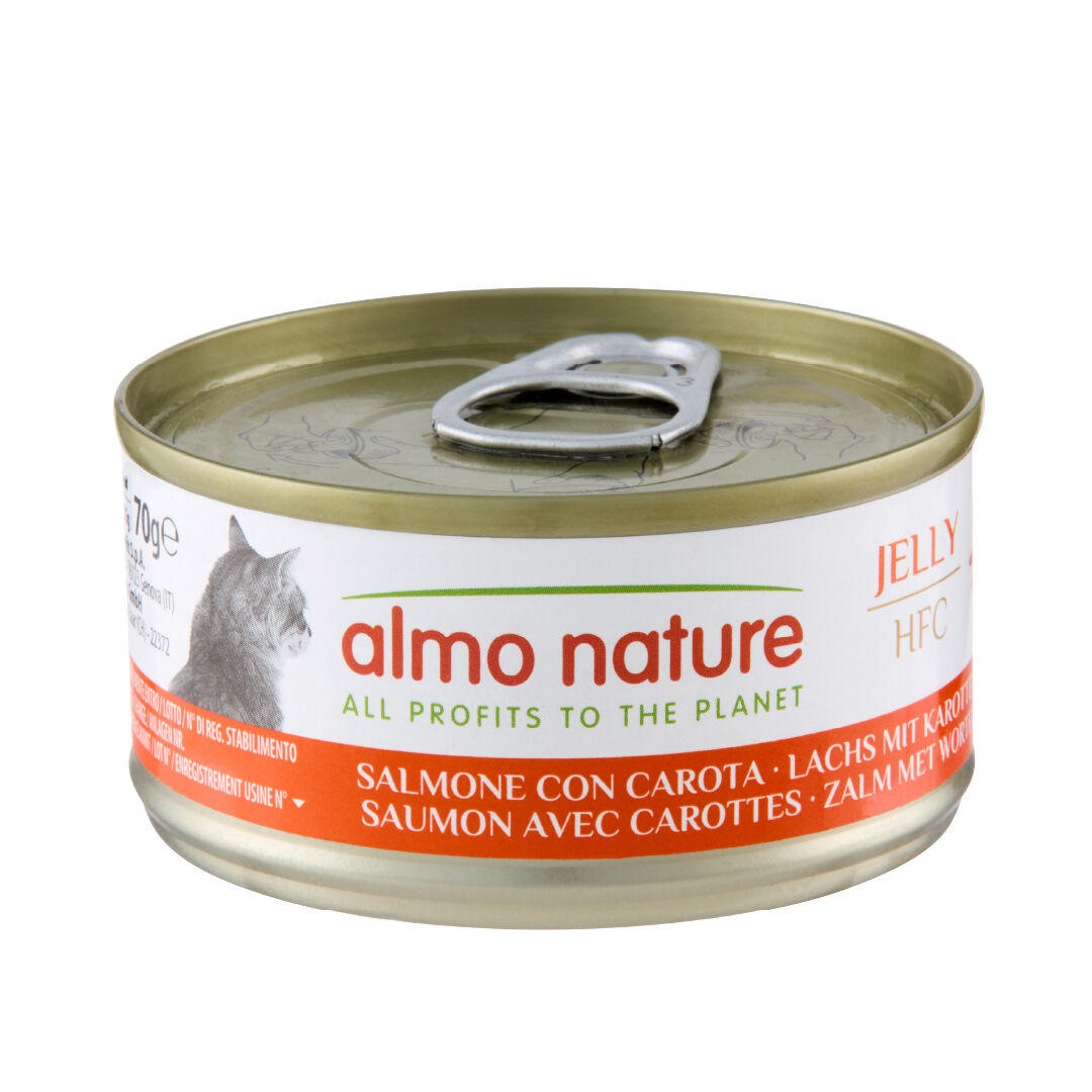Almo Nature - P&acirc;t&eacute;e Hfc Jelly Saumon Avec Carotte - 70g Image num&eacute;ro 1