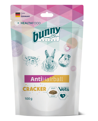 Bunny Nature - Aliment Complémentaire AntiHairball Cracker - 100g