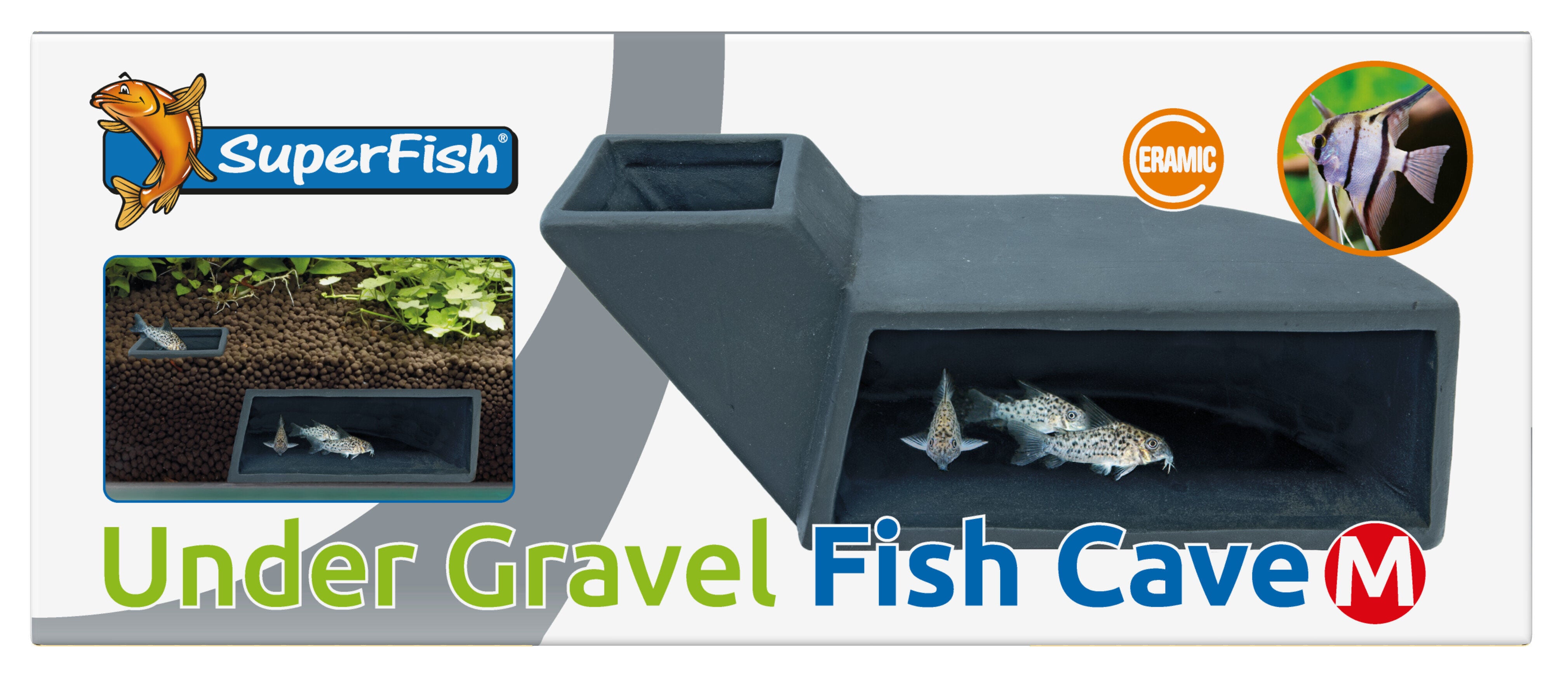 Superfish - Tunnel Immerg&eacute; pour Poisson de Fond - M /22cm Image num&eacute;ro 2
