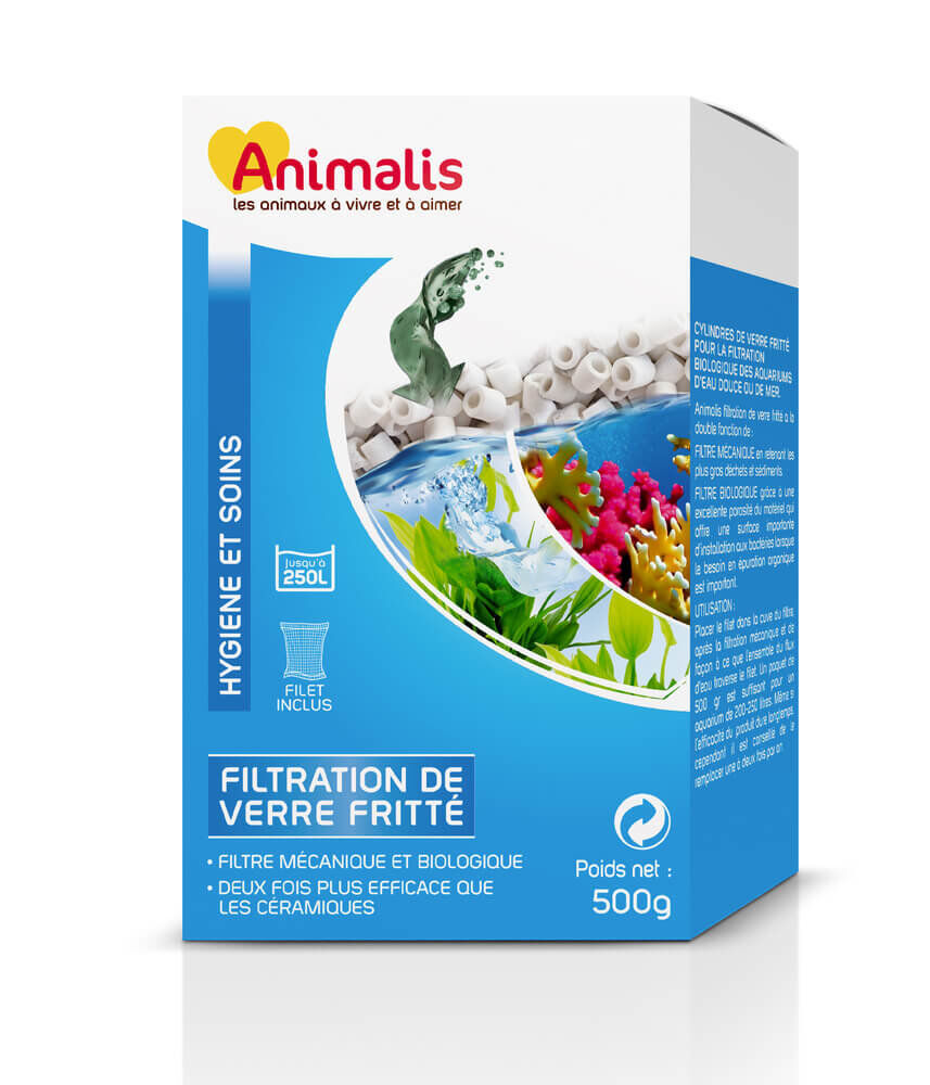 Animalis - Filtration de Verre Fritt&eacute; pour Aquarium - 500g Image num&eacute;ro 1