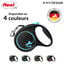 Flexi - Laisse &agrave; Enrouleur Black Design M Sangle - 5m Noir/Bleu Indicateur image num&eacute;ro 7
