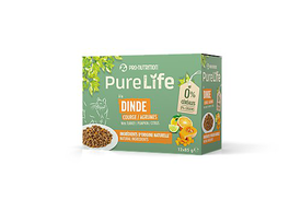 Pro-Nutrition - Pochons PureLife Effilés Dinde en Sauce pour Chats - 12x85g