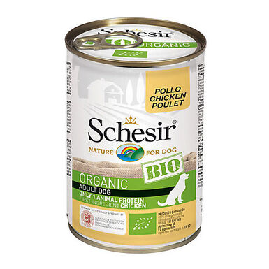 Schesir - Boîte Humide BIO au Poulet pour Chien - 400g