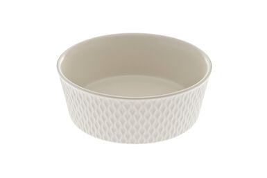 Ferribiella - Bol Porcelaine Galatea Blanc pour Chiens