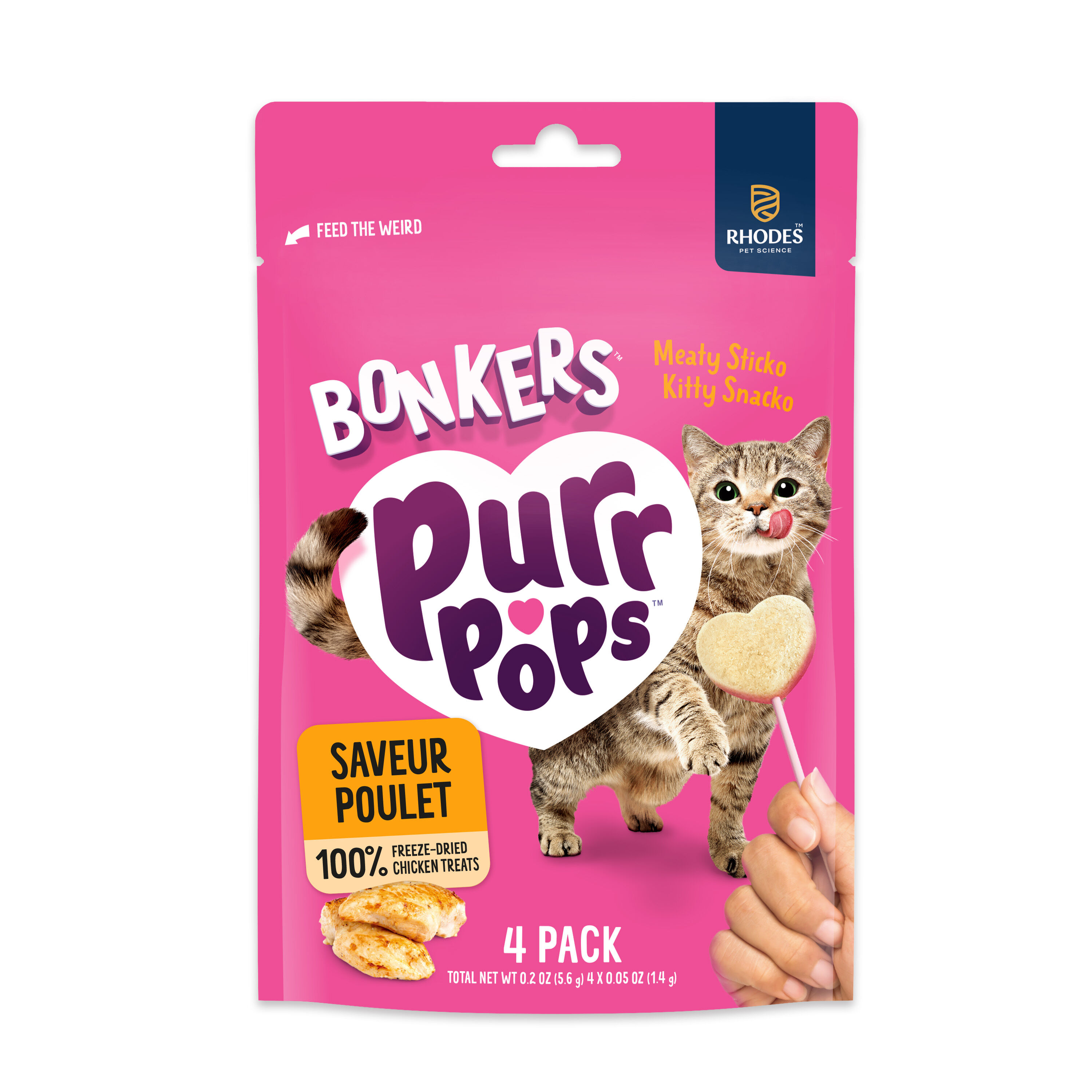 Bonkers - Friandises Sucettes Purr PoPs au Poulet pour Chats - 5,6g Image num&eacute;ro 1