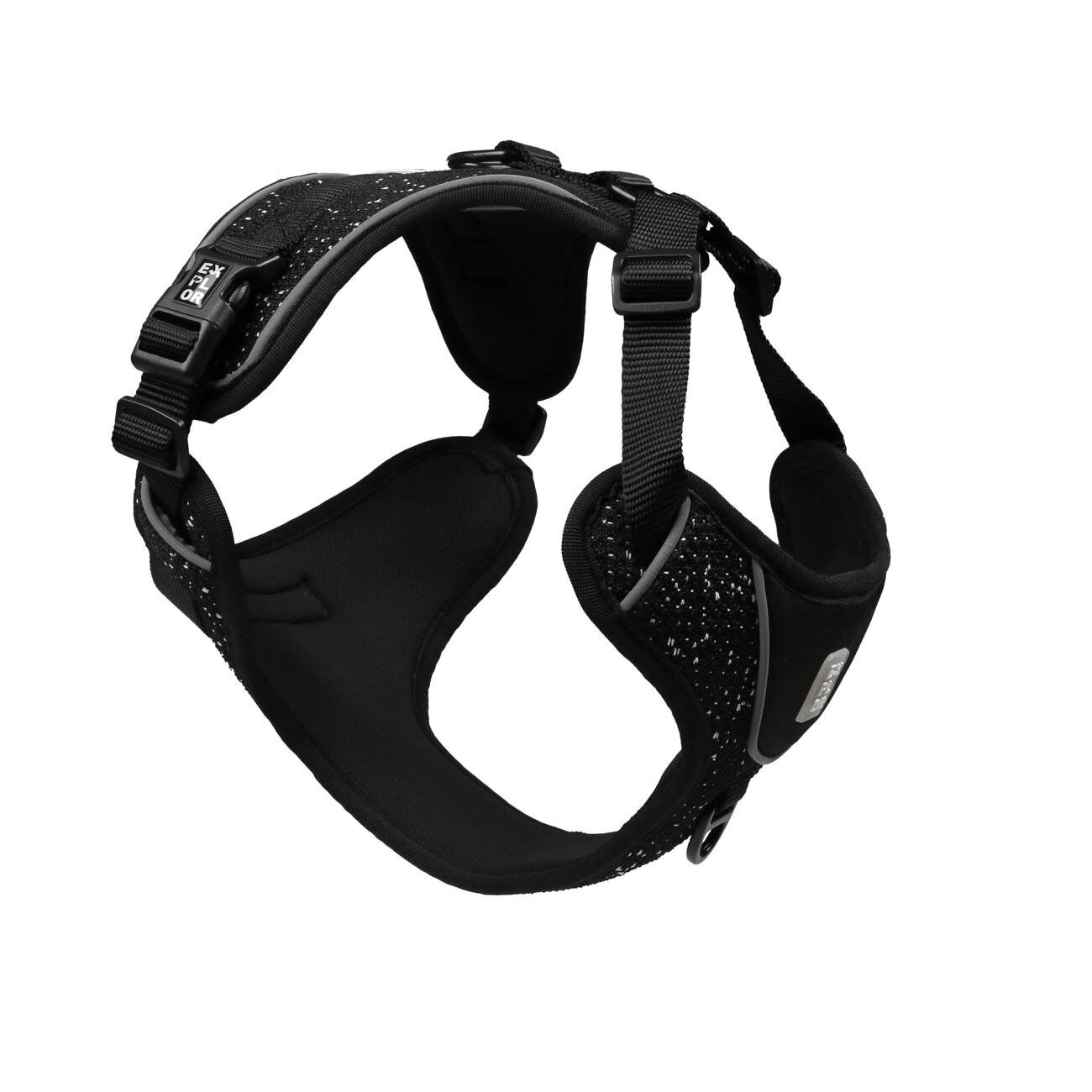 Duvoplus - Harnais Fashion Ultimate Fit No-Pull XS Noir pour Chiens - 20-40cm/37-45cm Image num&eacute;ro 2