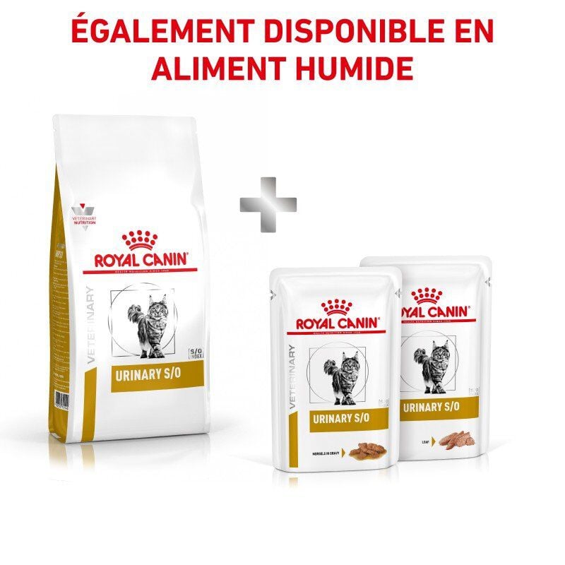 Royal Canin - Croquettes Veterinary Diet Urinary S/O pour Chat - 1,5Kg Image num&eacute;ro 2