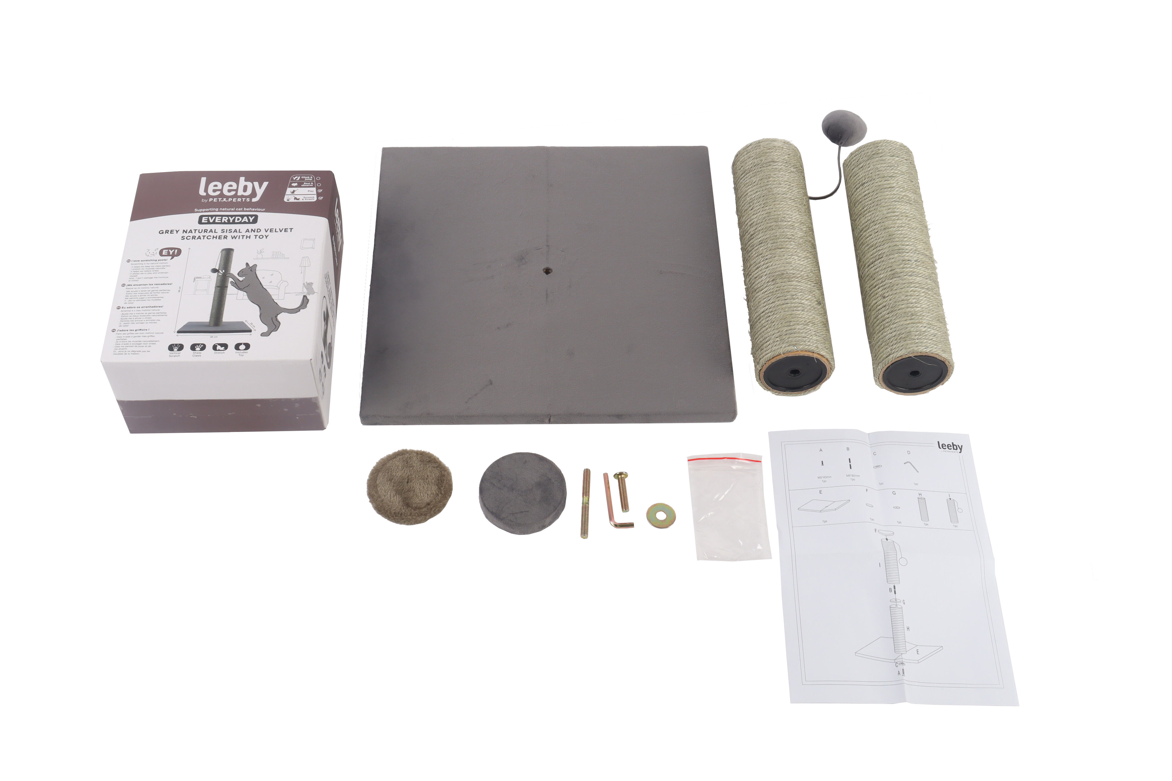 Leeby - Poteau Griffoir Gaston pour Chats - 64cm Image num&eacute;ro 5