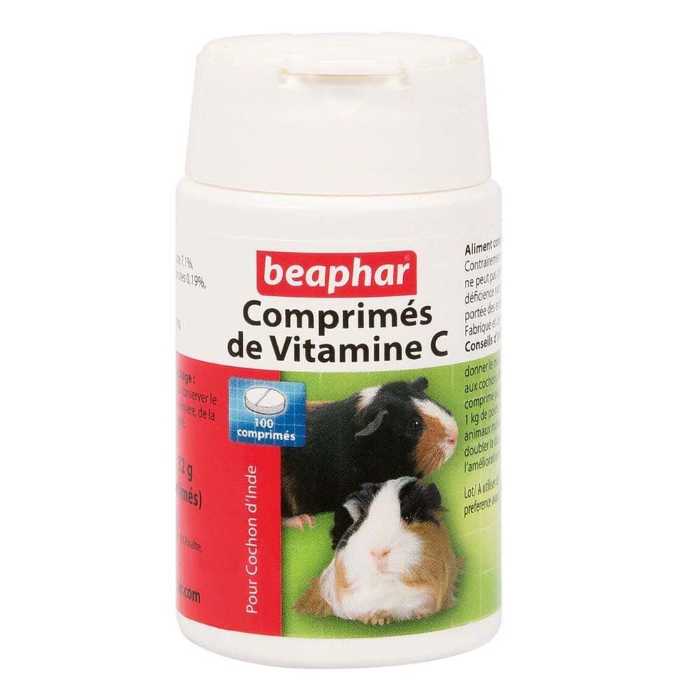Beaphar - Comprim&eacute;s Vitamine C pour Cochon d'Inde - x100 Image num&eacute;ro 1