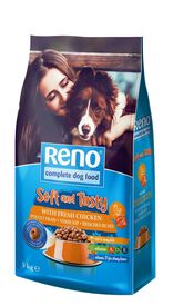 Reno - Croquettes Moelleuses toutes Races au Poulet pour Chien - 5Kg