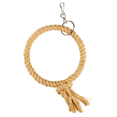 Duvoplus - Corde à anneaux en Sisal - 36x17x4cm