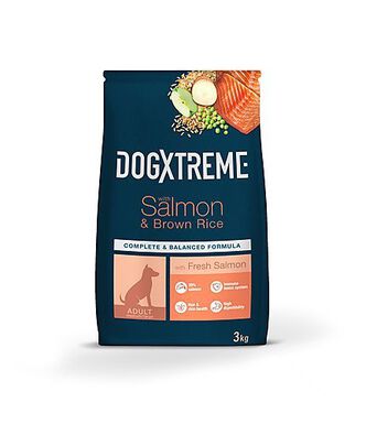 DogXtreme - Croquettes au Saumon Frais pour Chien de Toute Race
