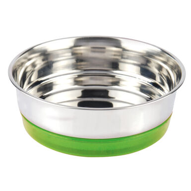 Croci - Bol en Acier Fluo Vert pour Chats