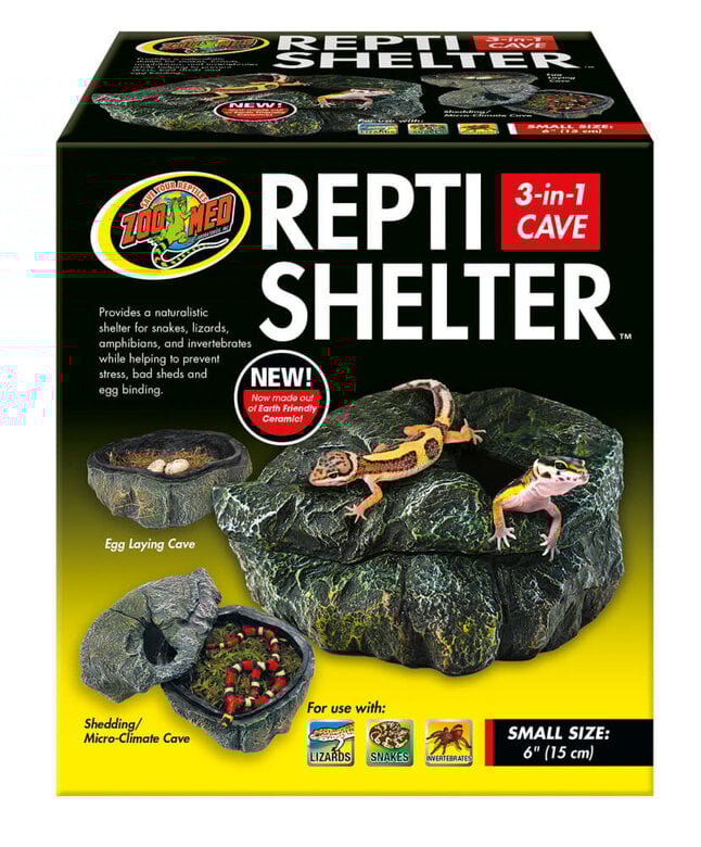 Zoomed - Grotte Repti Shelter pour Reptiles - S Image numéro 1 Zoomed - Grotte Repti Shelter pour Reptiles - S Image numéro 1