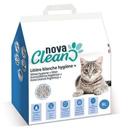 Nova Clean - Litière Hygiène Plus Blanche pour Chats