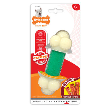 Nylabone - Jouet à Mâcher Extreme Chew au Bacon