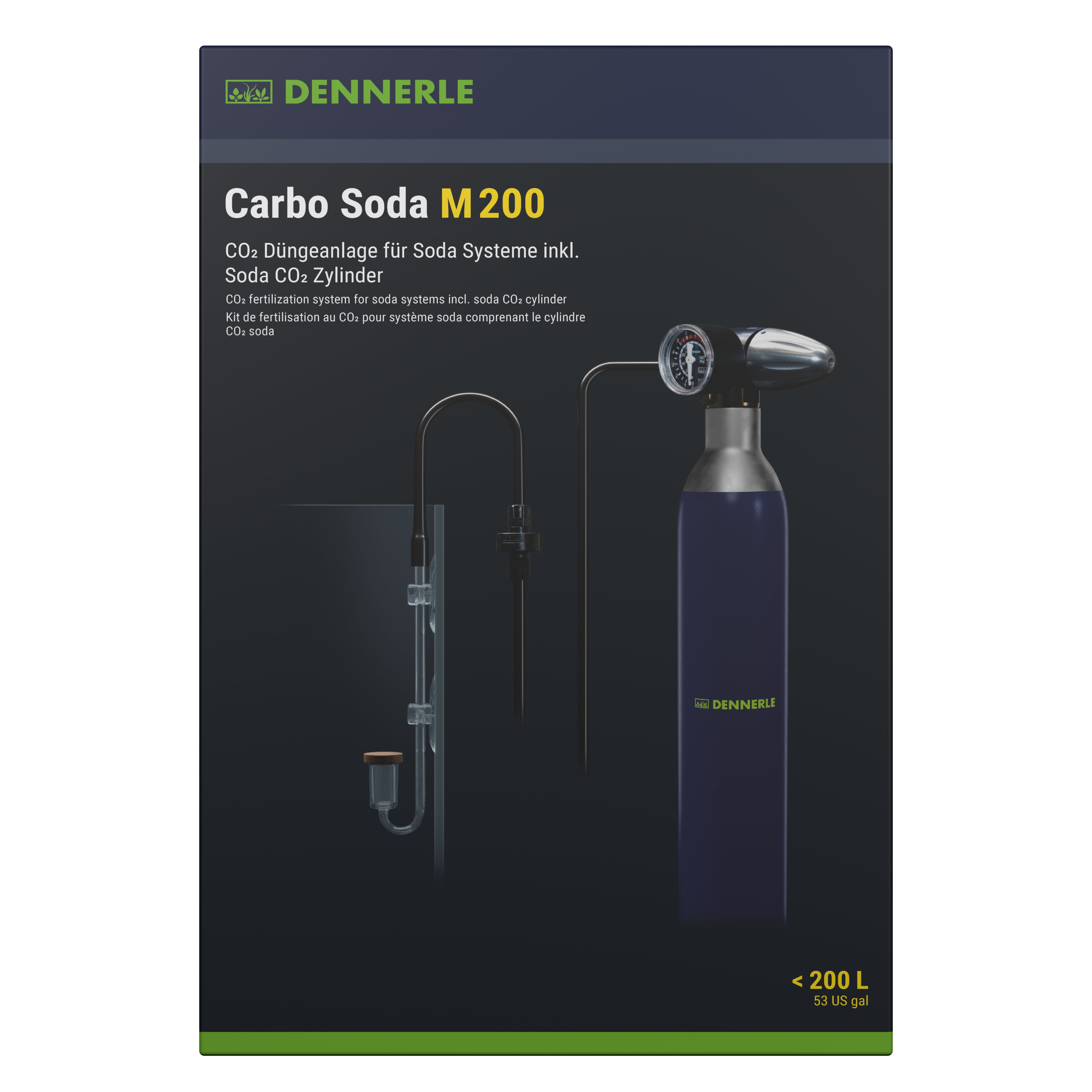 Dennerle - Kit de Fertilisation CO2 Carbo Soda M200 Image num&eacute;ro 1