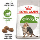 Royal Canin - Croquettes Outdoor7+ pour Chat d'Extérieur - 10Kg image number null