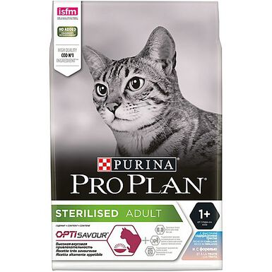 Pro Plan - Croquettes OPTISAVOUR Sterilised au Cabillaud pour Chat Adulte Stérilisé - 3Kg