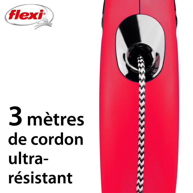 Flexi - Laisse Classic avec Cordon Rouge pour Chien - XS 3m Image numéro 2 Flexi - Laisse Classic avec Cordon Rouge pour Chien - XS 3m Image numéro 2