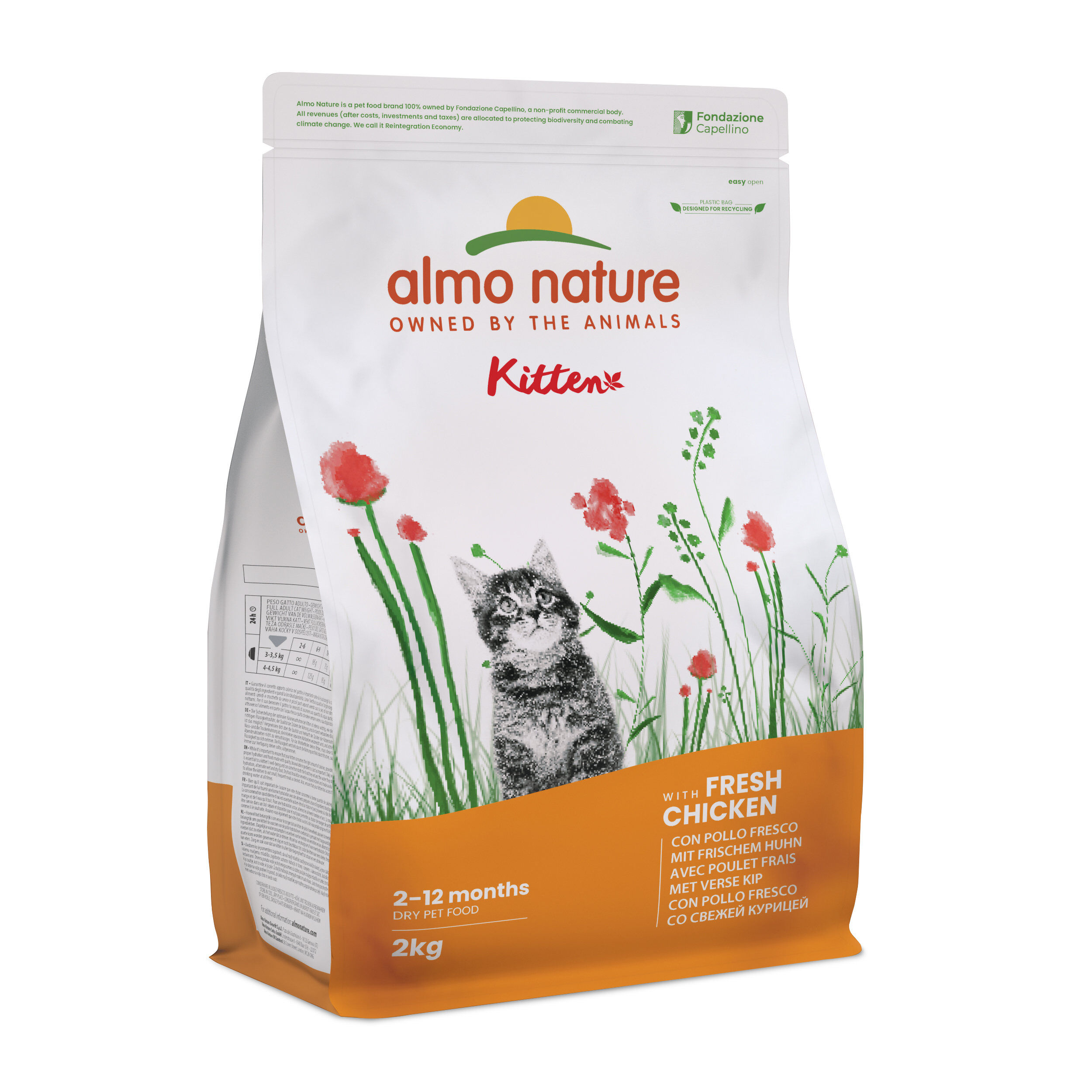 Almo Nature Holistic - Kitten Poulet Frais Sac - 2 Kg Image num&eacute;ro 1