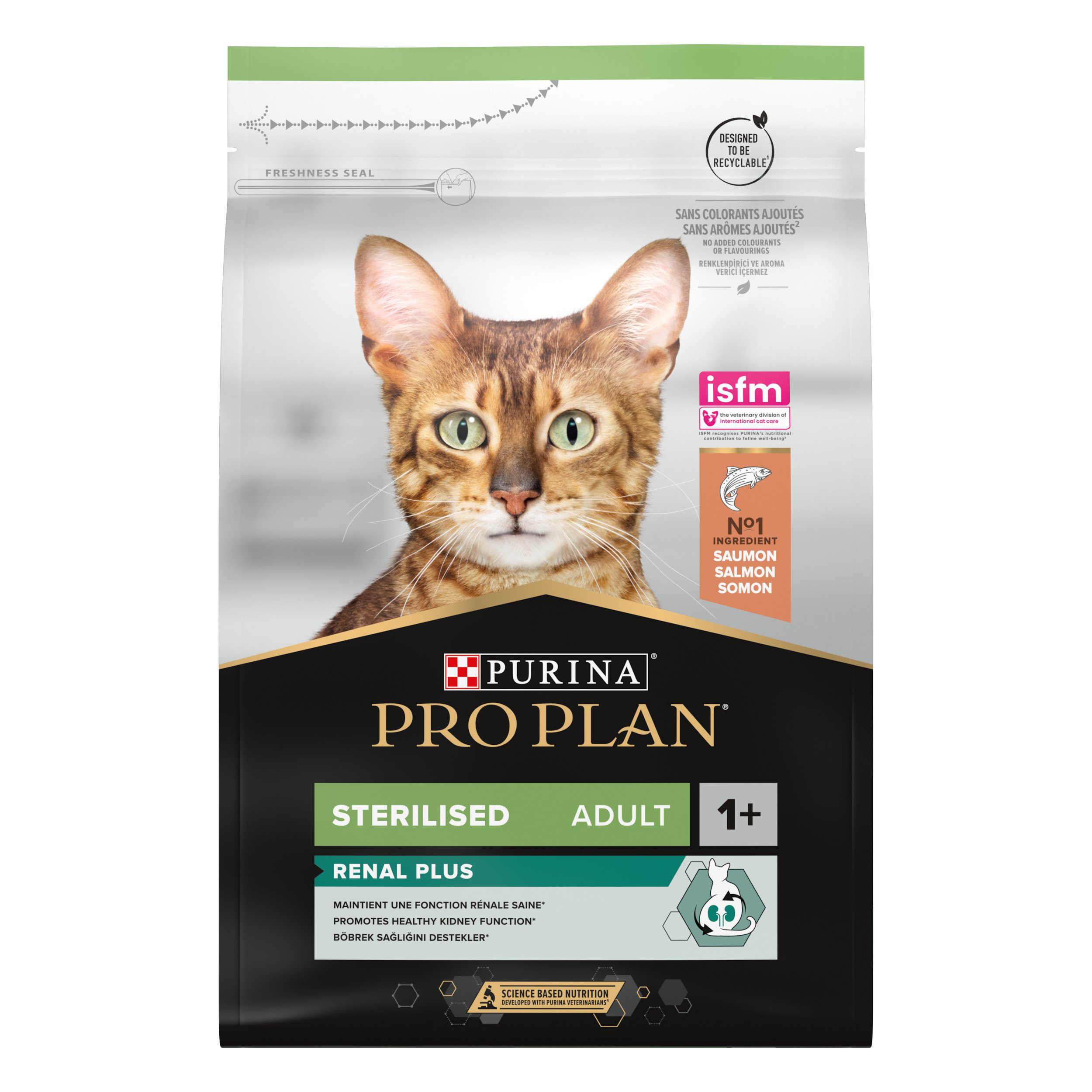 Pro Plan - Croquettes Sterilised au Saumon pour Chat Adulte St&eacute;rilis&eacute; - 3Kg Image num&eacute;ro 1