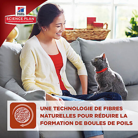 Hill's Science Plan - Croquettes Boules de Poils au Poulet pour Chat Sénior - 1,5Kg image number null