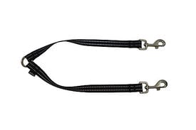 Gotoo - Laisse Essentials Double Noir pour Chien
