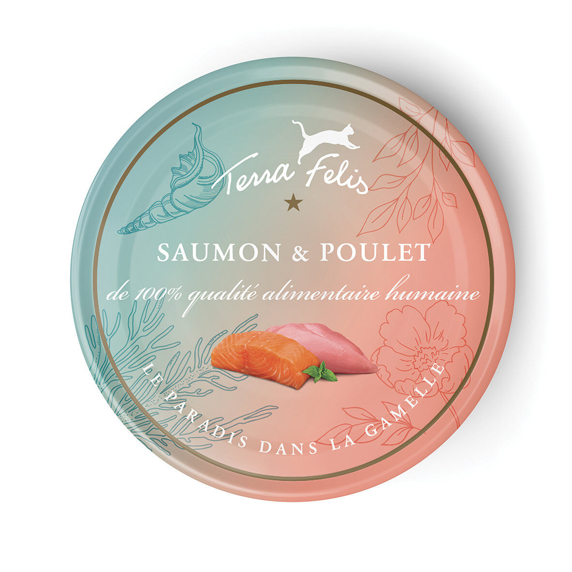 Terra Felis - Aliment Naturel au Saumon et Poulet pour Chats - 80g Image num&eacute;ro 2