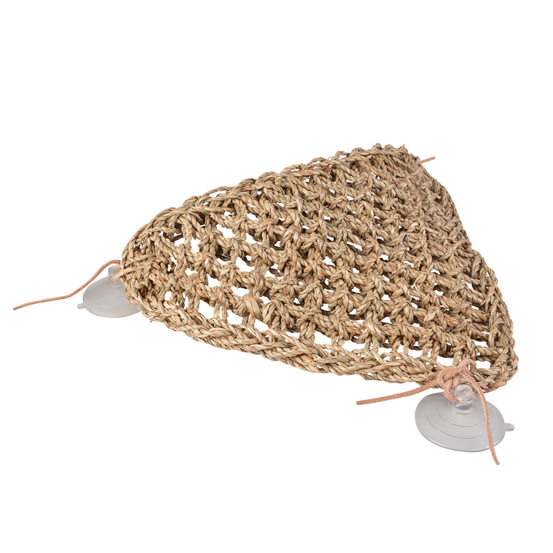 Terra Della - Hamac Relaxeur Triangle Beige pour Reptiles - 27x30cm Image num&eacute;ro 1