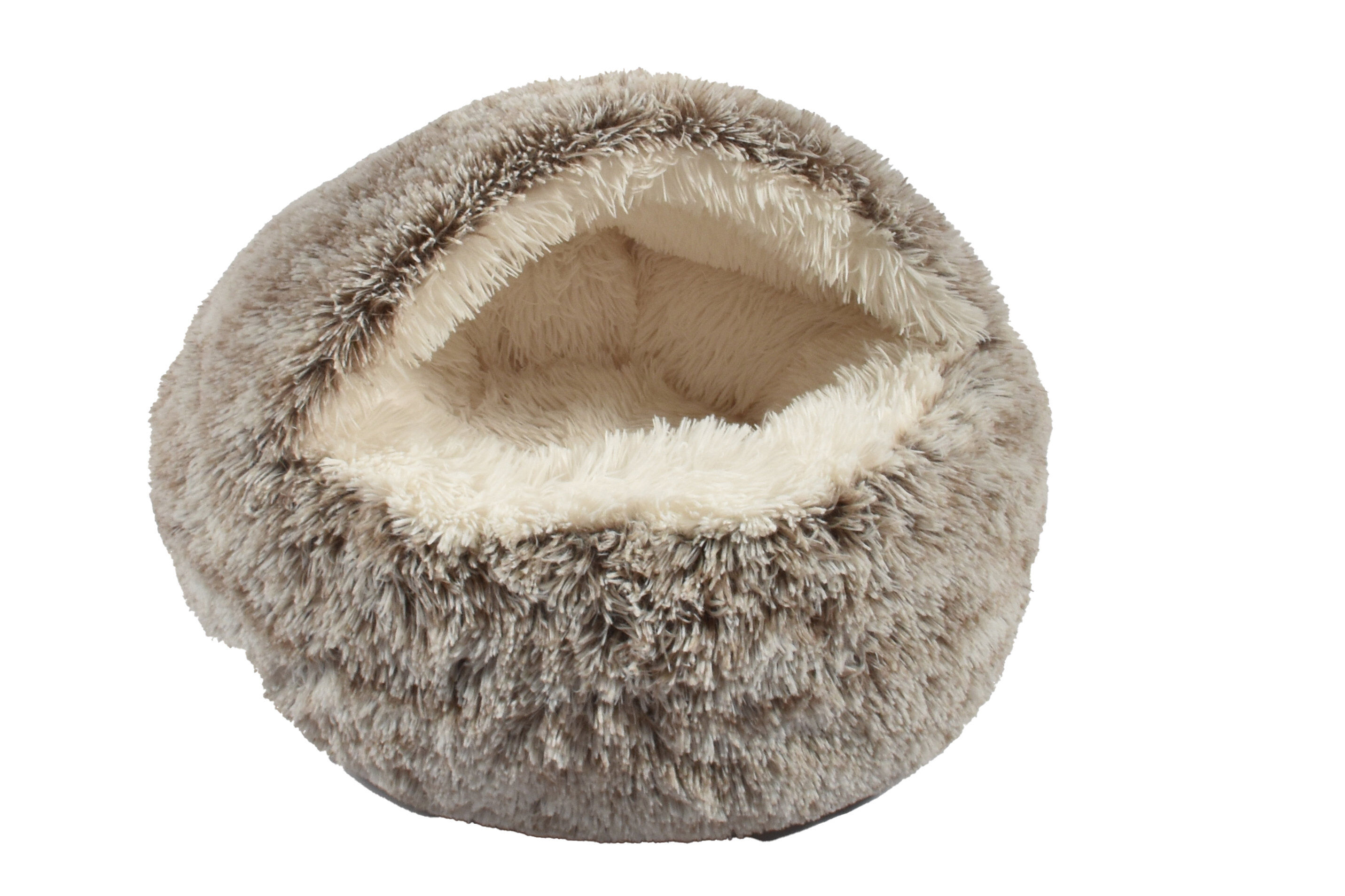 Bobby - D&ocirc;me Cachette Bulle Poilu Taupe pour Chat - S Image num&eacute;ro 2