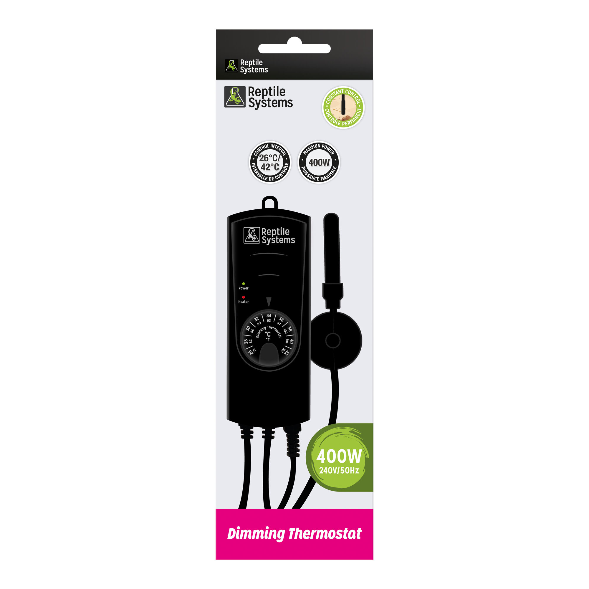 Reptile Systems - Thermostat Ext&eacute;rieur pour Aquarium ou Terrarium - 400W Image num&eacute;ro 1