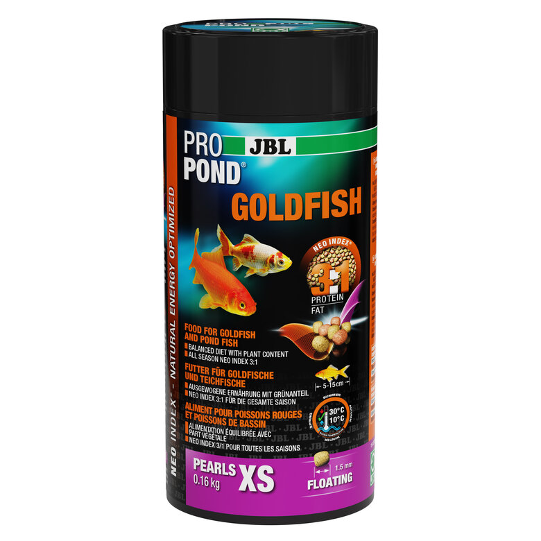 JBL - Aliments en Perles Propond Goldfish XS pour Poissons Rouges - 160g Image numéro 1 JBL - Aliments en Perles Propond Goldfish XS pour Poissons Rouges - 160g Image numéro 1