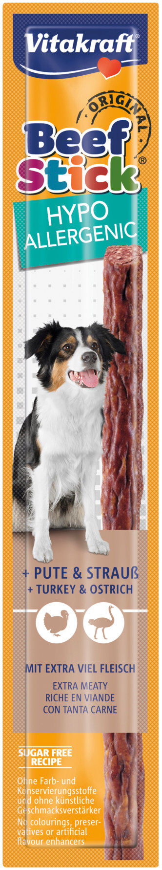 Vitakraft - B&acirc;tonnet Beef-Stick Hypoallerg&eacute;nique pour Chien - 12g Image num&eacute;ro 1