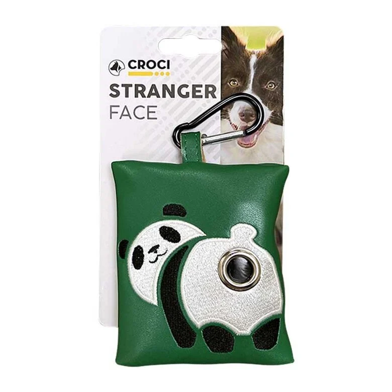 Croci - Distributeur Sac à Déjections Stanger Panda pour Chiens - Vert Image numéro 1 Croci - Distributeur Sac à Déjections Stanger Panda pour Chiens - Vert Image numéro 1