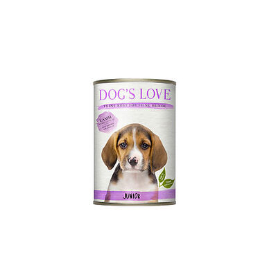 Dog's Love - Boite Menu Complet 100% Naturel à l'Agneau pour Chiots - 200g
