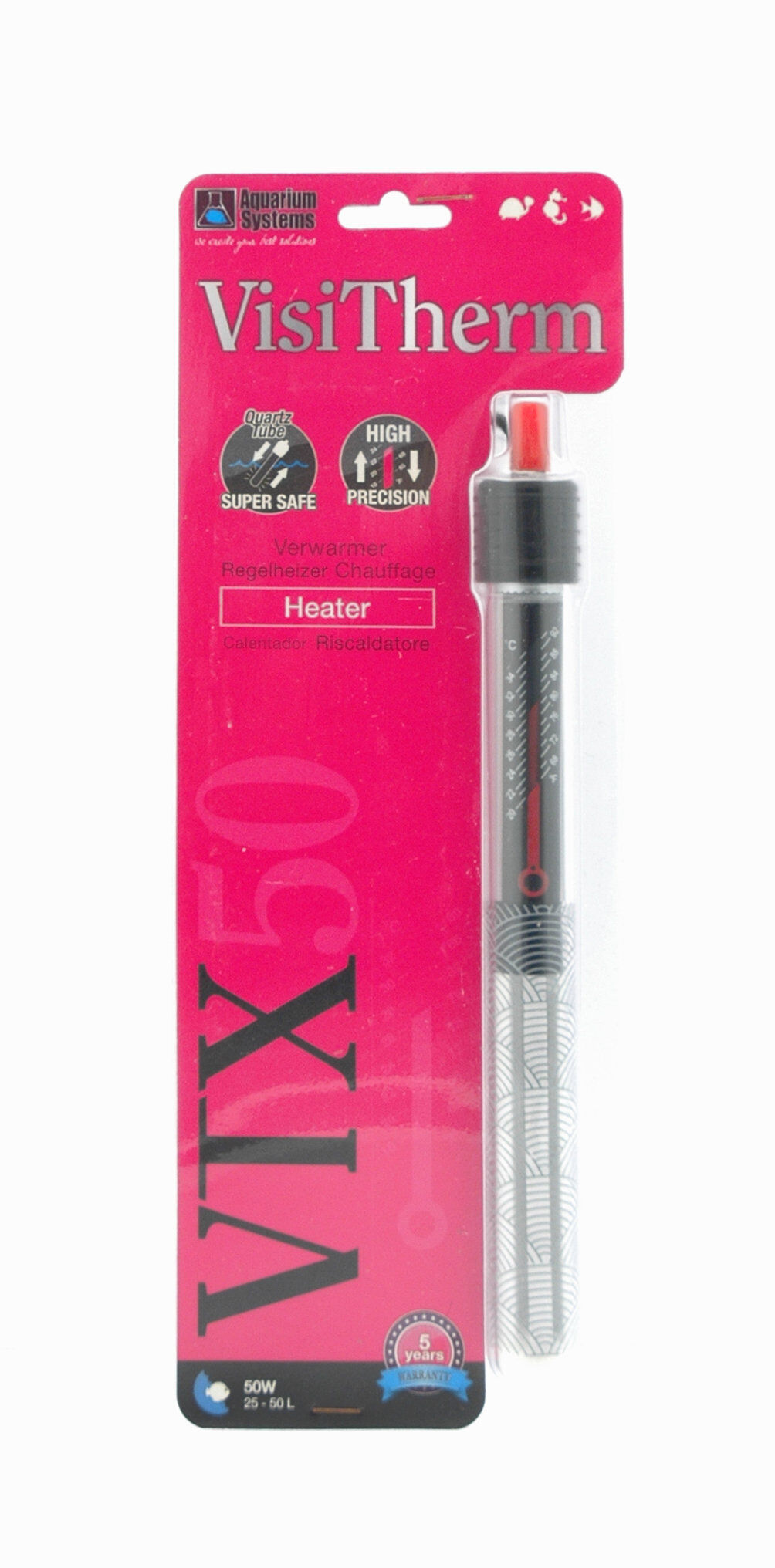 Aquarium Systems - Chauffage VisiTherm VTX pour Aquarium 25L &agrave; 50L - 50W Image num&eacute;ro 2