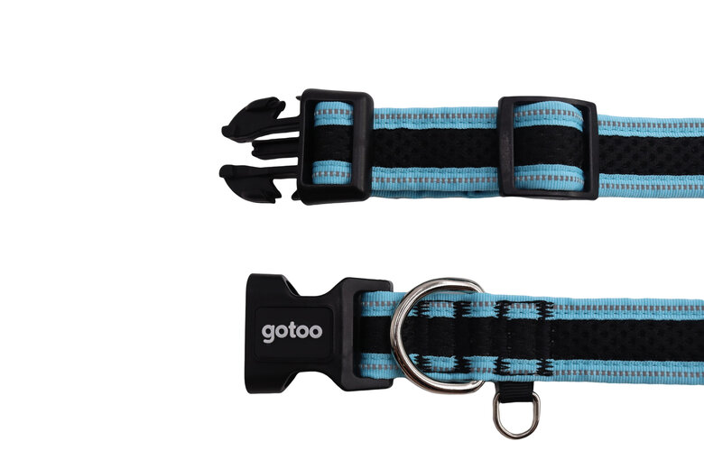 Gotoo - Collier Mesh Turquoise pour Chien - S Image numéro 2 Gotoo - Collier Mesh Turquoise pour Chien - S Image numéro 2
