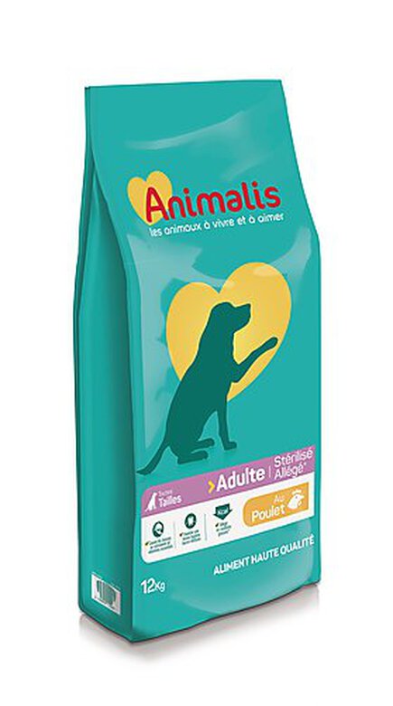 Animalis - Croquettes Adutle Stérilisé Allégé au Poulet pour Chien - 12kg image number null