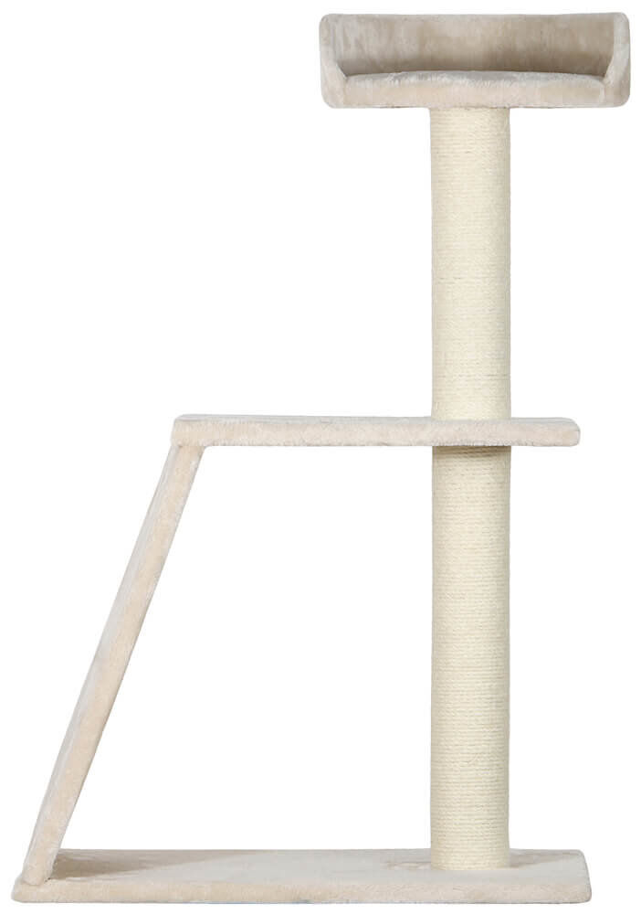 Animalis - Arbre &agrave; Chat Pan Inclin&eacute;e - &Eacute;cru Image num&eacute;ro 1