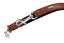 Hunter - Laisse Canadian Up en Cuir de Bœuf pour Chiens - Cognac/Noir Indicateur image numéro 3