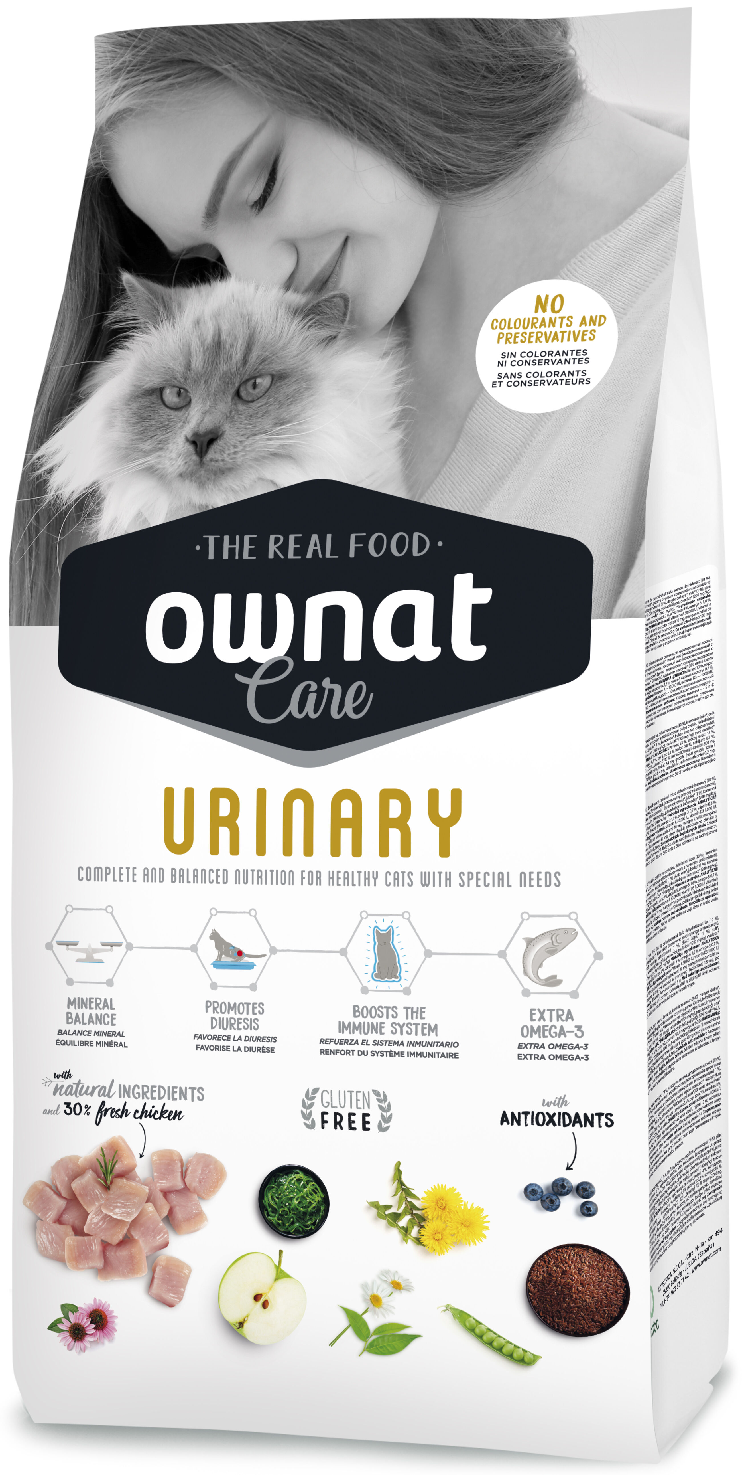 Ownat - Croquettes Care Urinary pour Chats - 3Kg Image num&eacute;ro 1