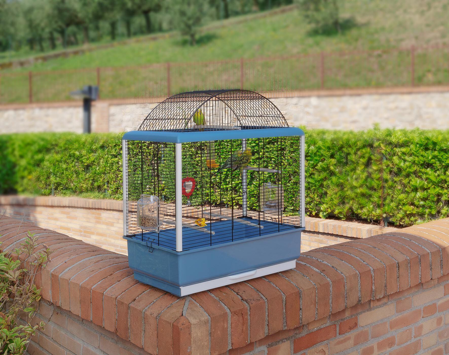 Ferplast - Cage Palladio 4 pour Oiseaux Exotiques - Bleu Image num&eacute;ro 6