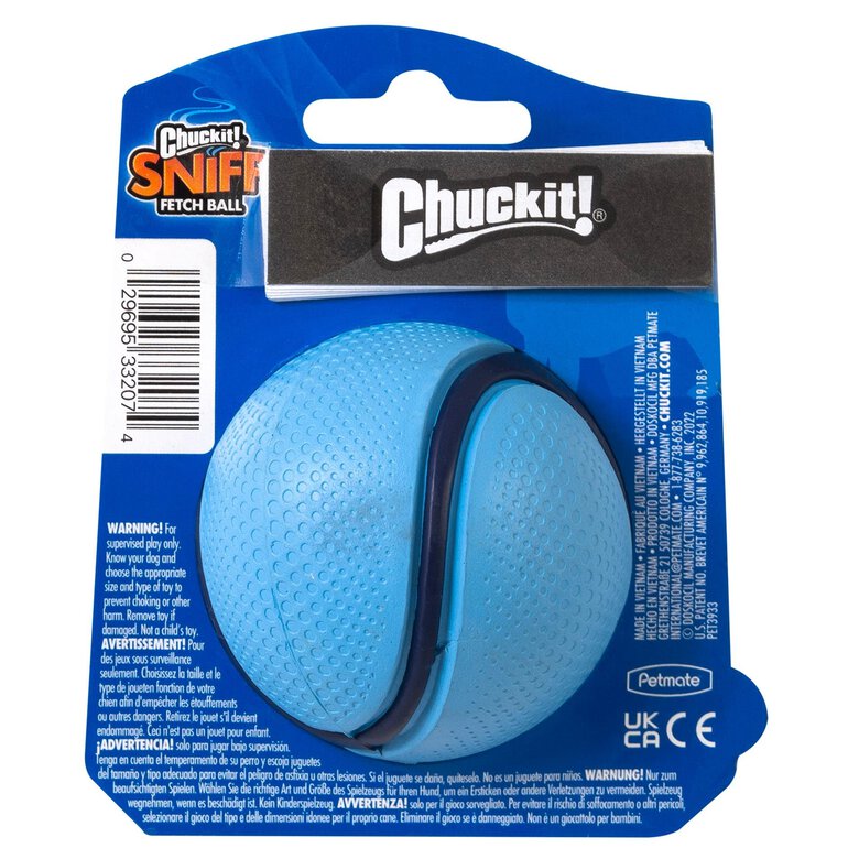 ChuckIt! - Balle Sniff Fetch Ball Bacon pour Chiens - M Image numéro 2 ChuckIt! - Balle Sniff Fetch Ball Bacon pour Chiens - M Image numéro 2