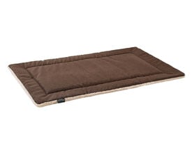 Wikopet - Tapis Cover Mat Beige et Marron pour Chiens