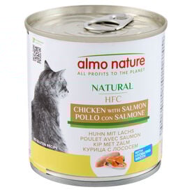 Almo Nature - Pâtée HFC Natural Poulet et Saumon
