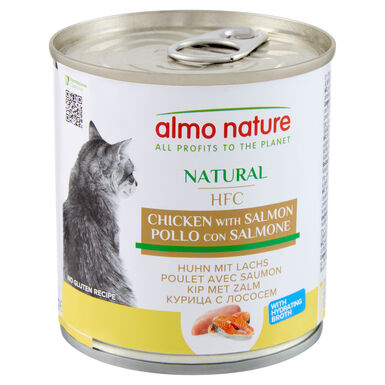 Almo Nature - Pâtée HFC Natural Poulet et Saumon