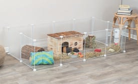 Trixie - Enclos Int&eacute;rieur en M&eacute;tal/Plastique pour Lapin - 140cm