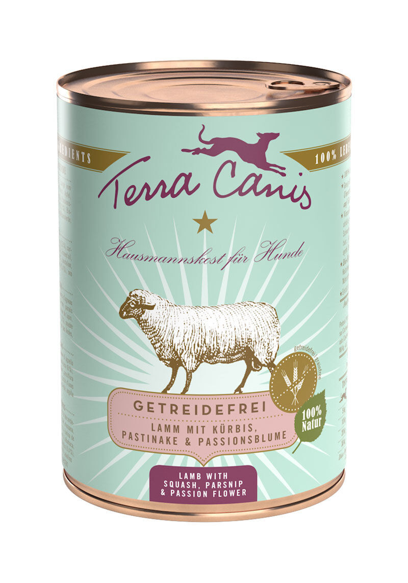 Terra Canis - Aliment Naturel sans C&eacute;r&eacute;ales &agrave; l'Agneau pour Chiens - 400g Image num&eacute;ro 1